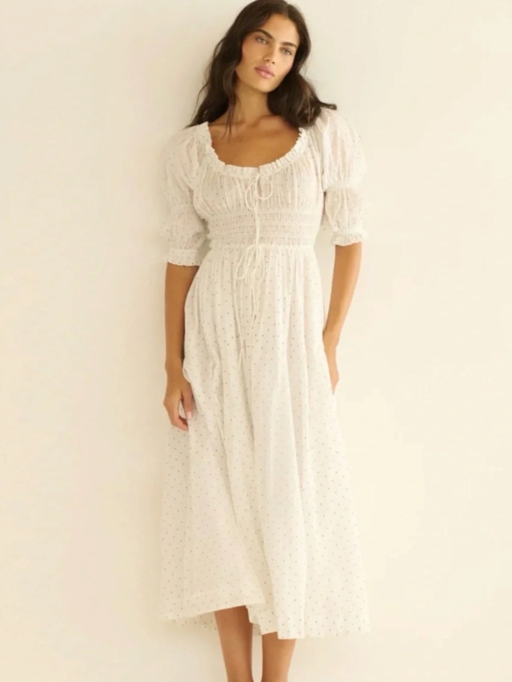 Doen Ischia Dress in Salt Flock Dot Sz S
NWT NO OFFERS UNDER 250 - Picture 3 of 3